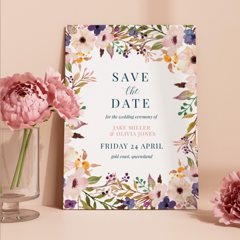 A Valentine Save The Date Cards