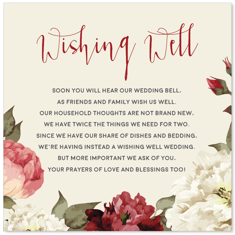 Garden Love Wishing Well Card