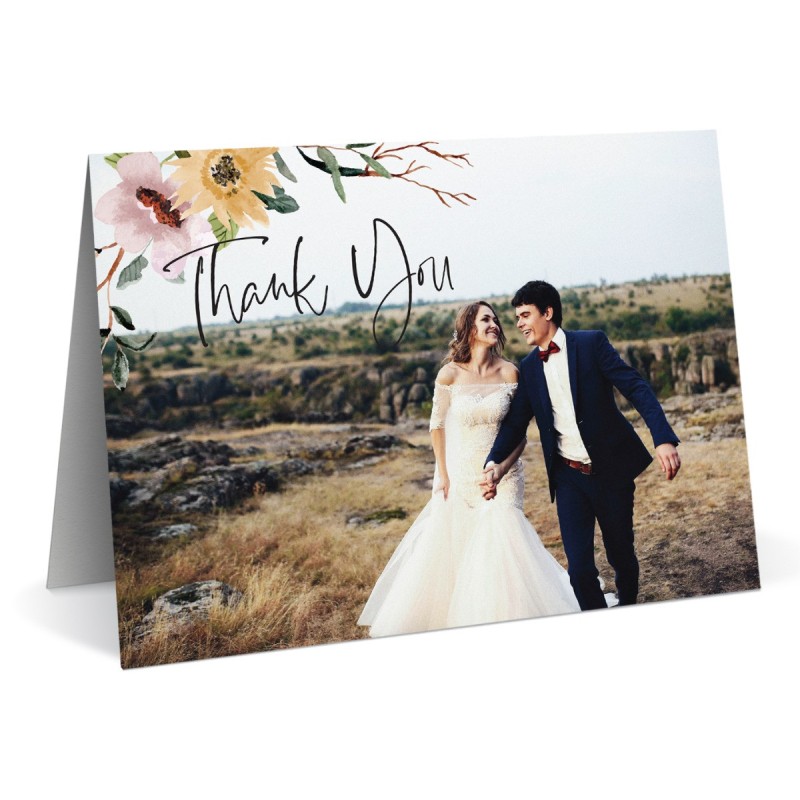 Flower Bed Thank You Card