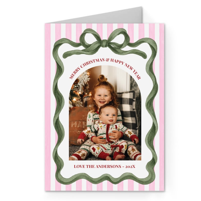 Merry Little Christmas Cards Folded