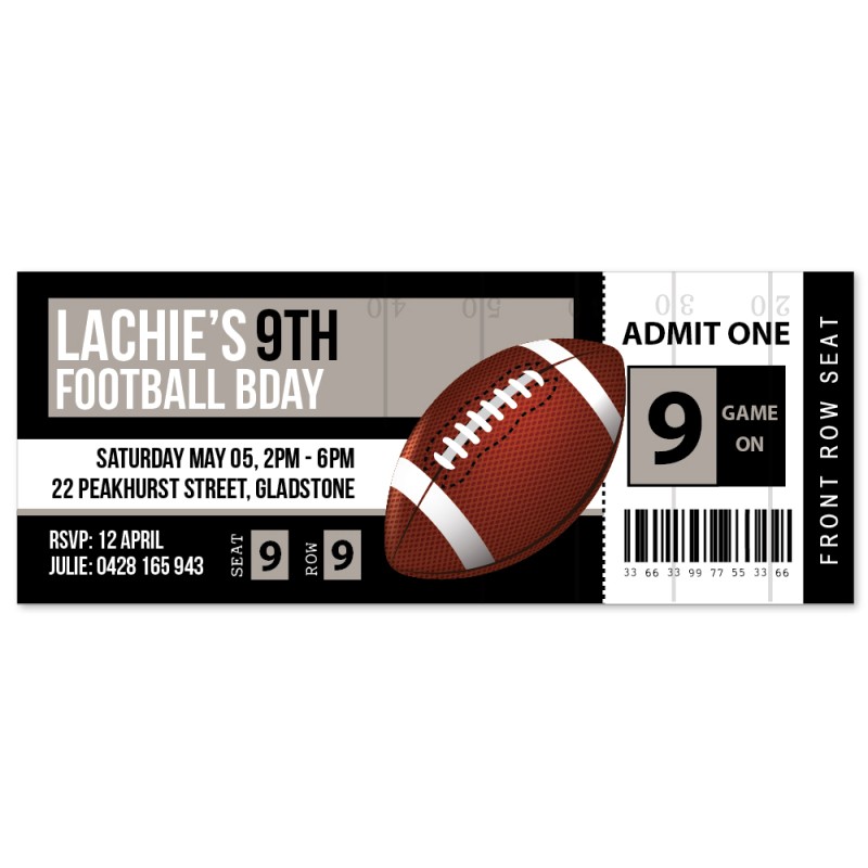 Game On Birthday Invitations