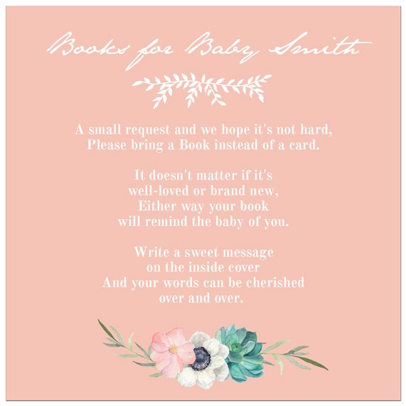 Fruitful Forest Baby Shower Wishing Well Card