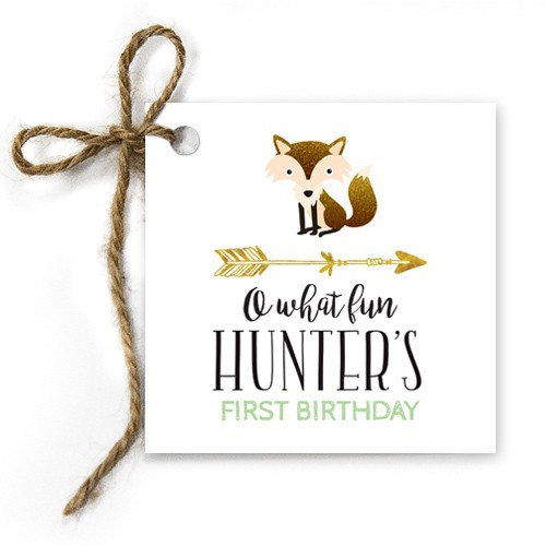 Golden One Gift Tags