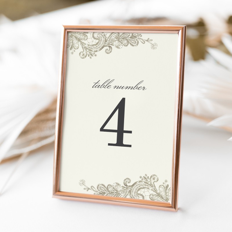 Graceful Table Numbers