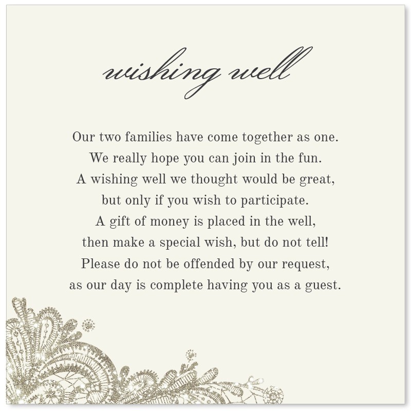 Graceful Wishing Well Card