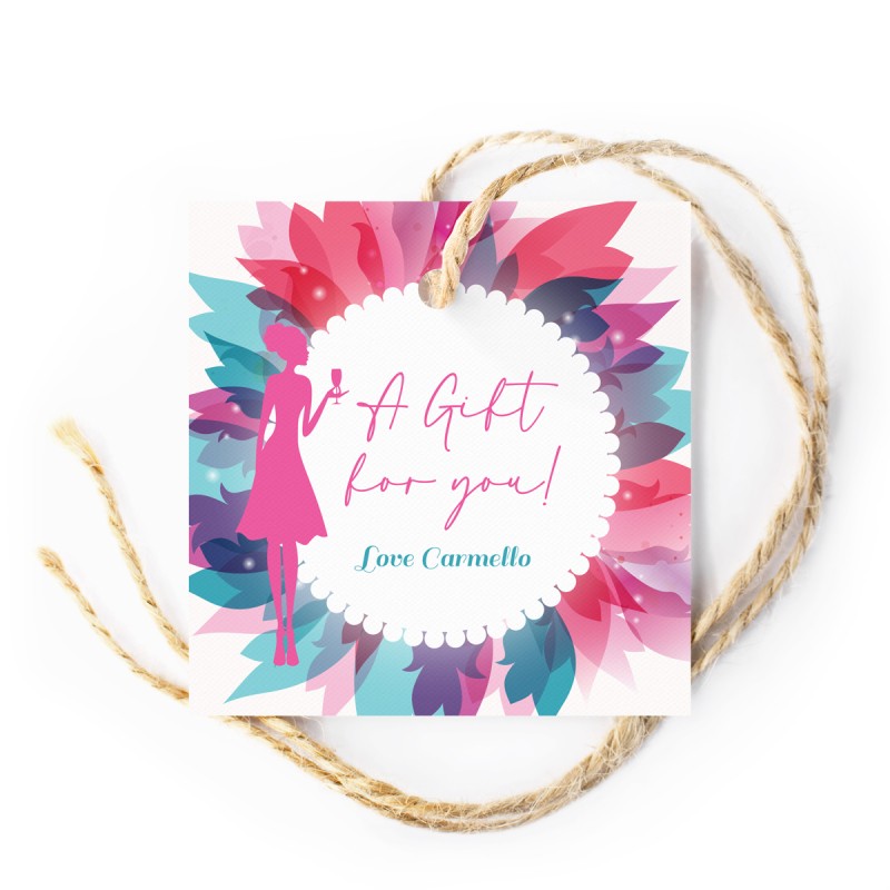 Beauty Bling Bubbles Gift Tags