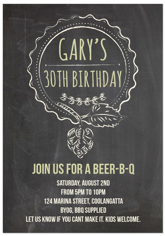 Hoppy Birthday Invitations