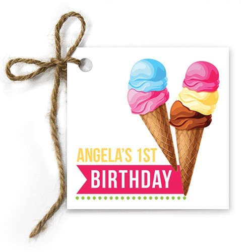 Ice Cream Frenzy Gift Tags