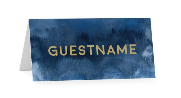 Indigo Heart Placecards