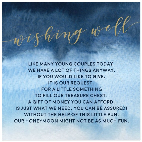 Indigo Heart Wishing Well Card