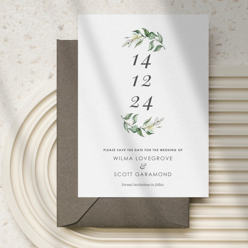 Charming Save the Date Card