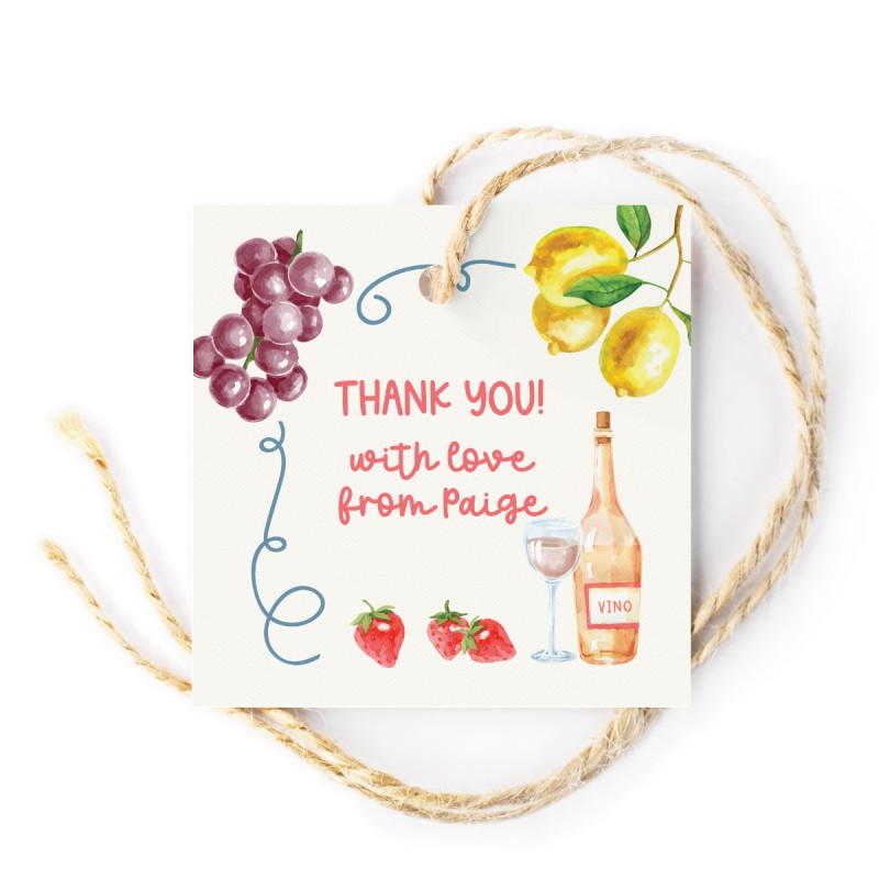 White Lotus Gift Tags