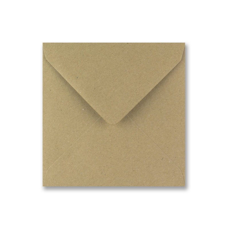 Kraft 155mm Square Envelope 120gsm