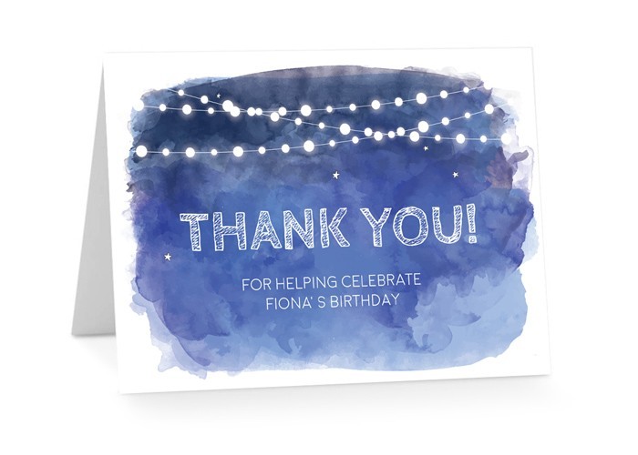 Lanterns Thank You Card