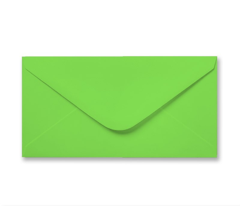 Lime Green DL Envelope 100gsm