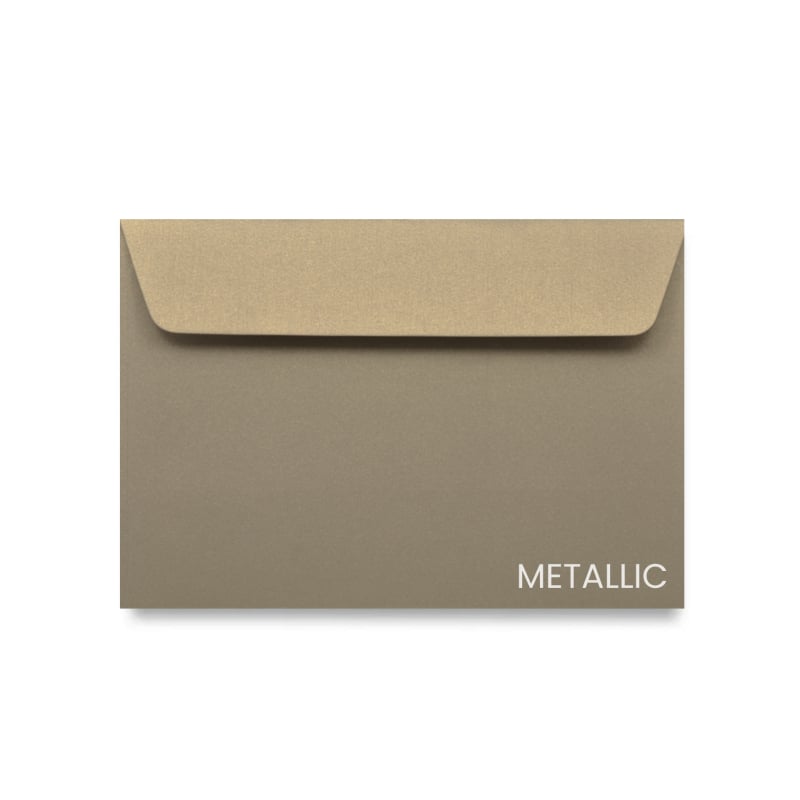 Metallic Gold C6 Envelope 120gsm