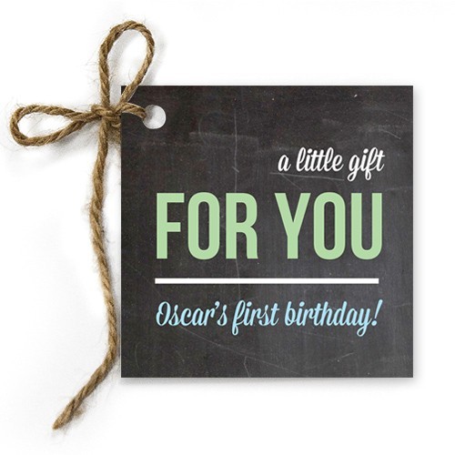 Milestones Birthday Gift Tags