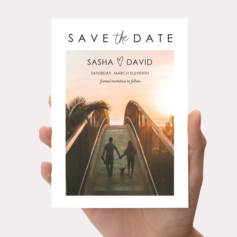 Affection Photo Save The Date Cards