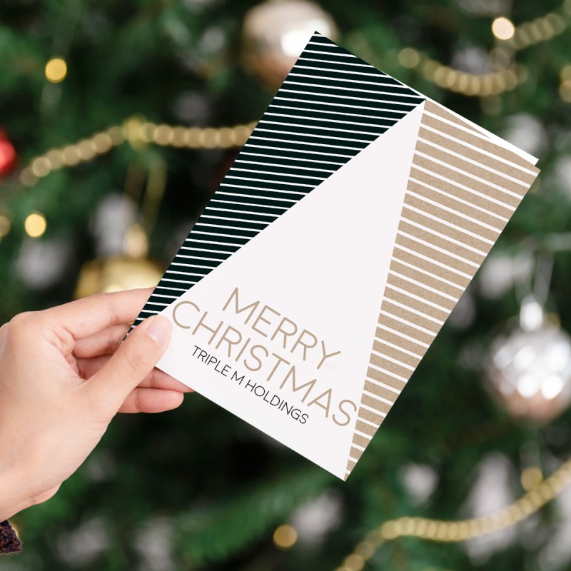 Very Geo Christmas Cards