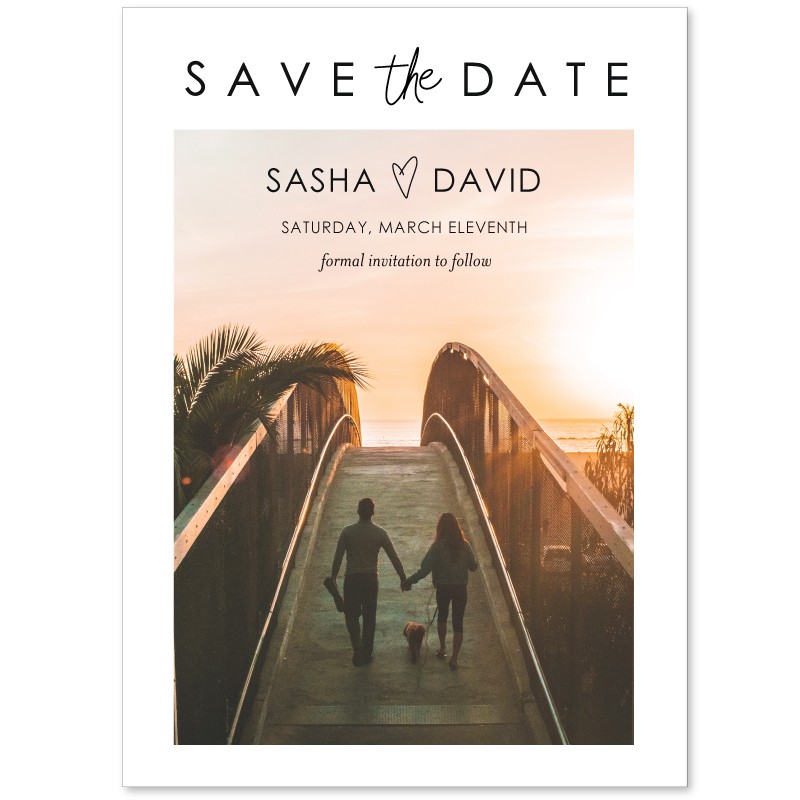 Affection Photo Save The Date Cards