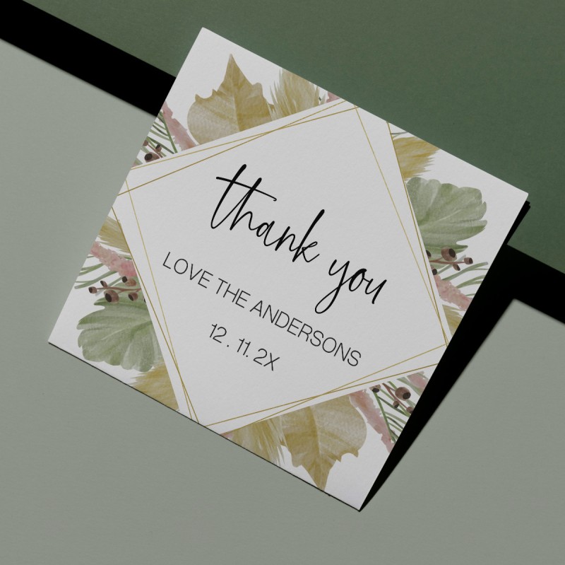 Modern Ferns Gift Tags