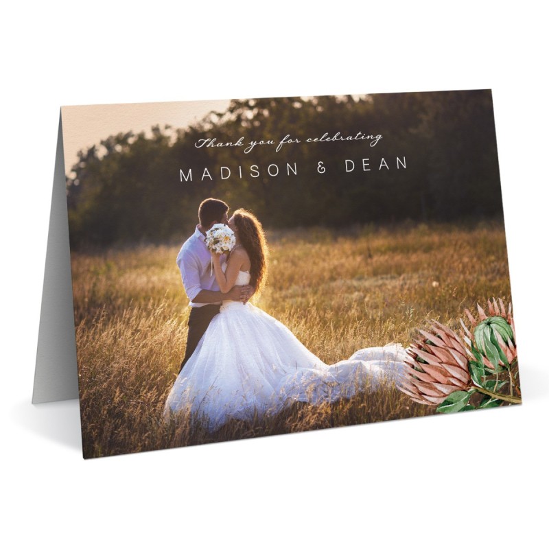 Native Beauty Wedding Thank You Card
