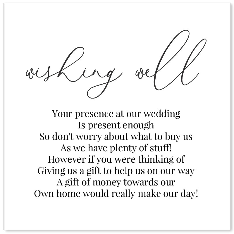 Neutral Love Wishing Well Card