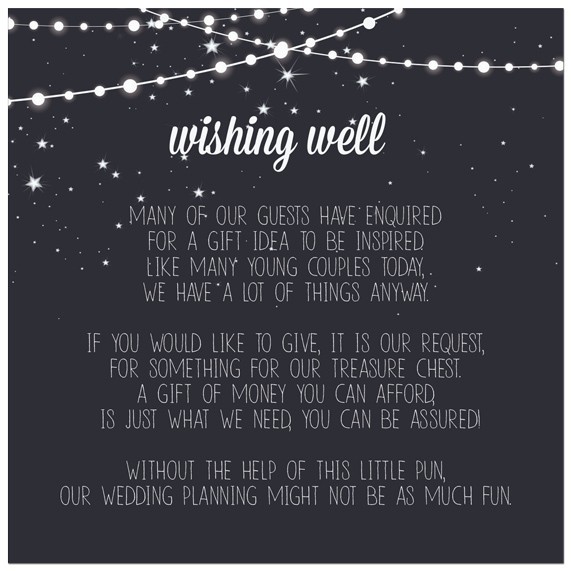Oak Wishing Well Card