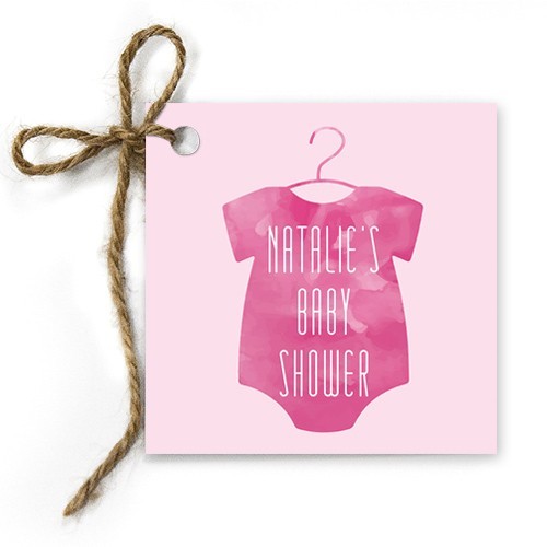 Onesie Baby Shower Gift Tags