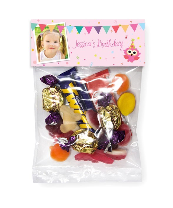 Owly Birthday Lolly Bag
