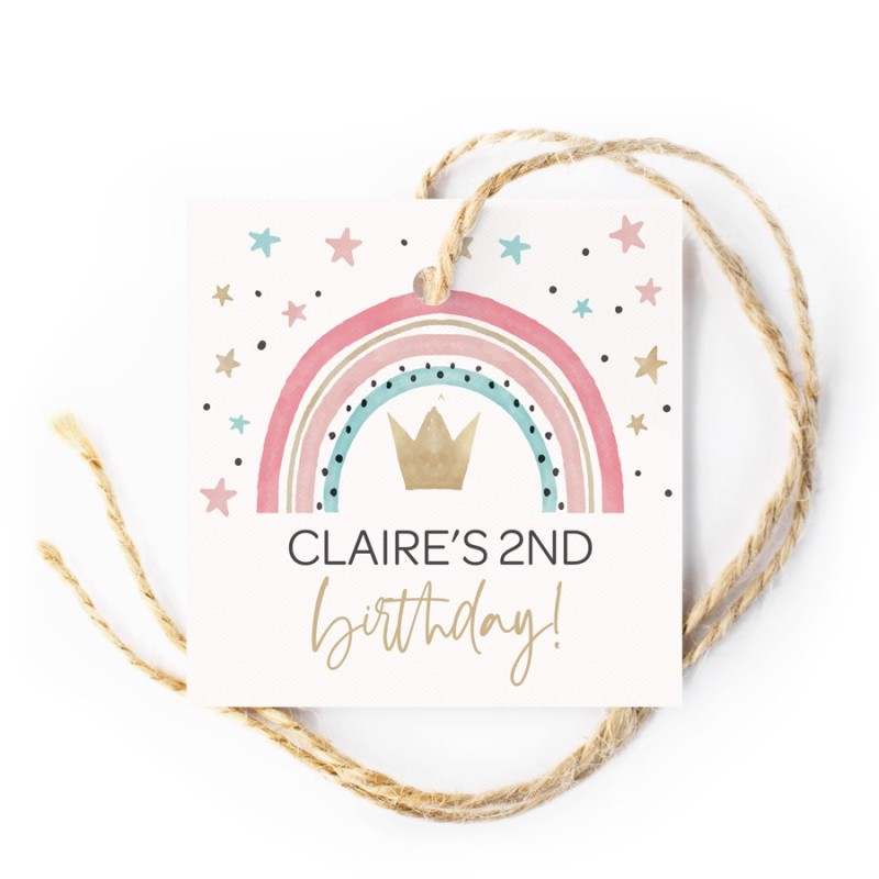 Party Time Birthday Gift Tags