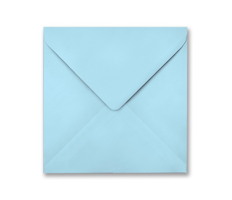 Pastel Blue 155mm Square Envelope 100gsm