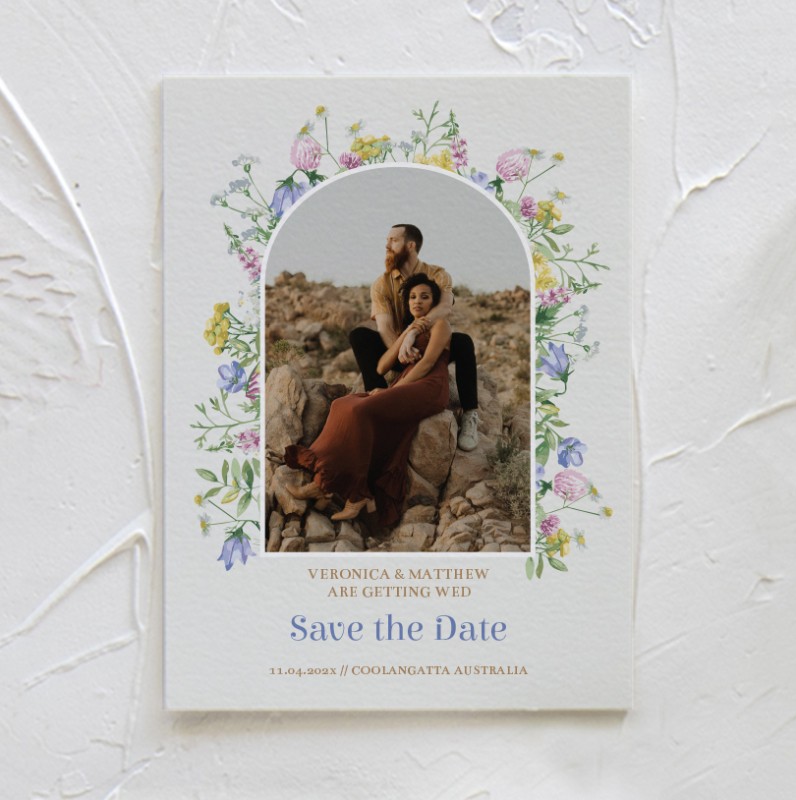 Spring Wildflower Save The Dates