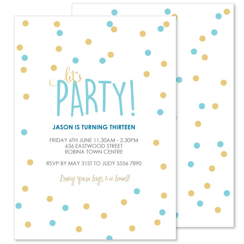 Imagine Party Invitations