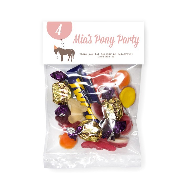 Pony Party Lolly Bags