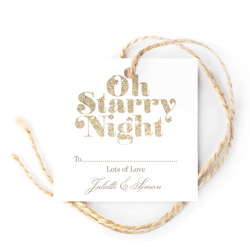 Oh Starry Night Gift Tags