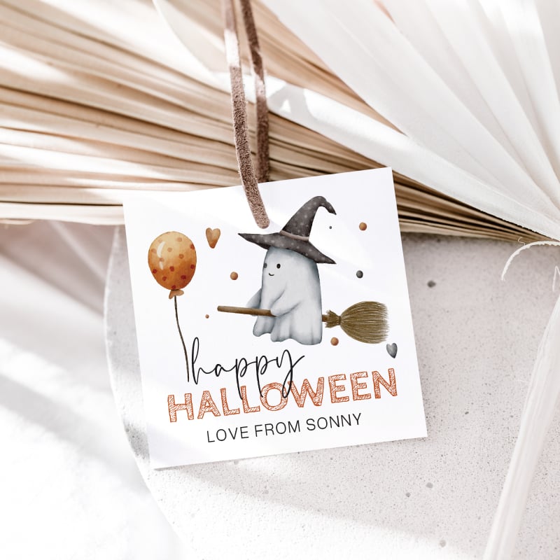 premium spooky halloween gift tags printed australia
