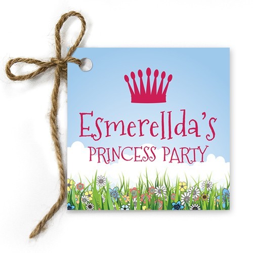 Princess Birthday Gift Tags