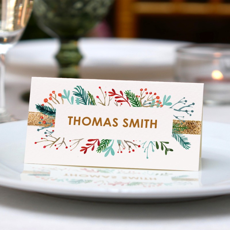 Christmas Gift - Christmas Placecards