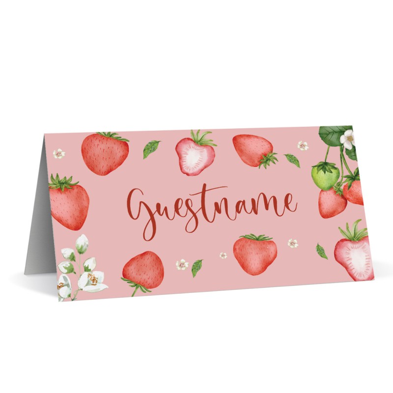 Berry Sweet Birthday Placecards