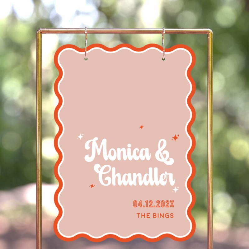 All that Glitters Wedding Welcome Sign