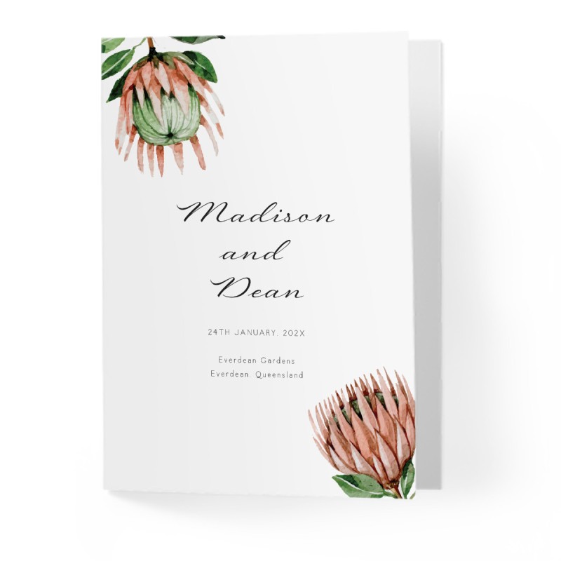 Native Beauty Order Of Service Booklet Covers