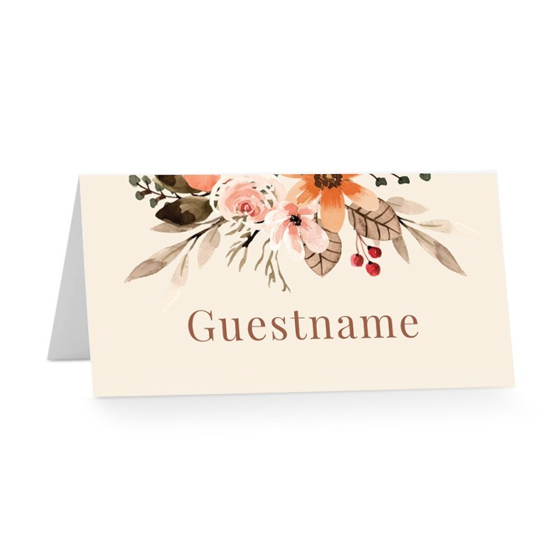 Elegant Boho Placecards