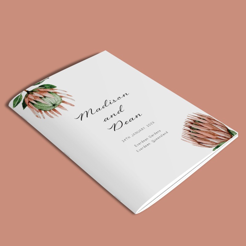 Native Beauty Order Of Service Booklet Covers