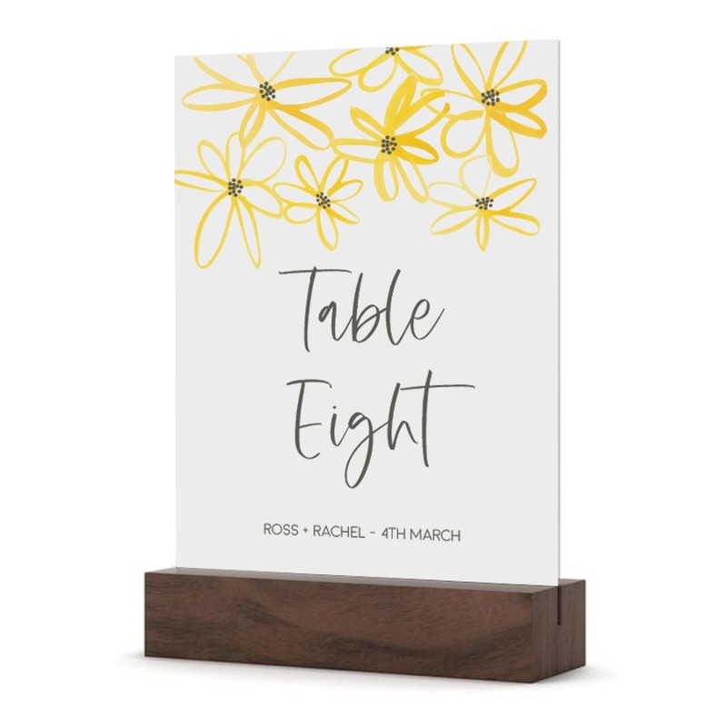 Daisy Chain Table Numbers