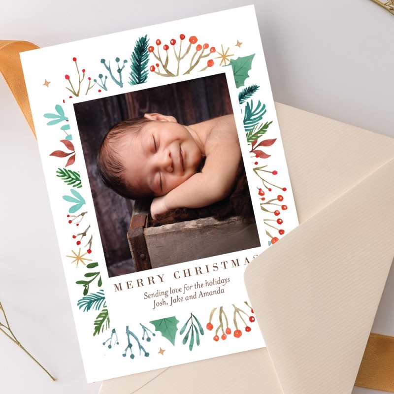 Printed Photo Christmas Cards