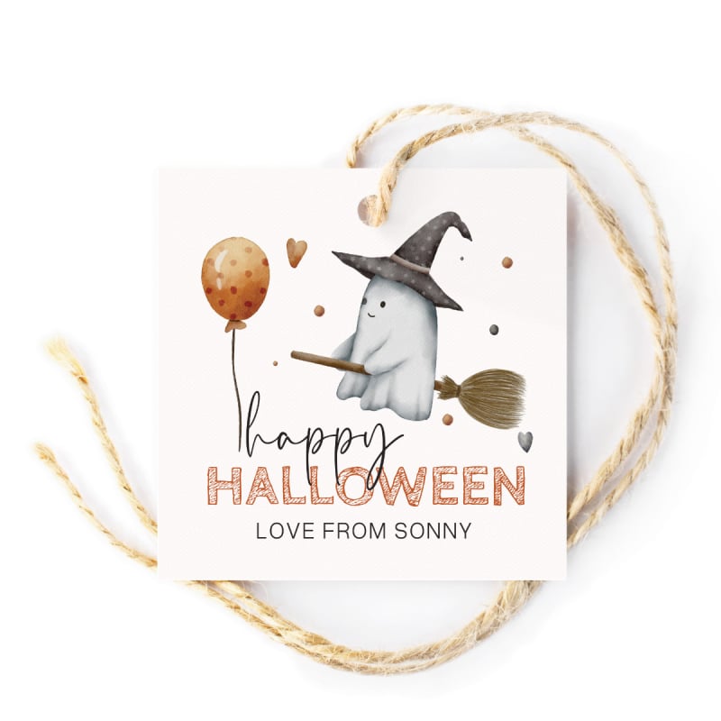 Halloween Printed Tags Cute
