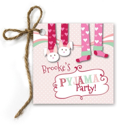 Pyjama Birthday Gift Tags
