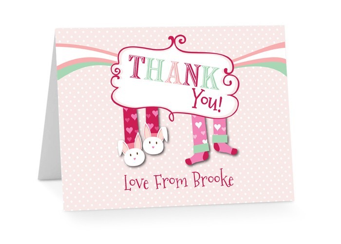 Pyjama Party Thank You Cards