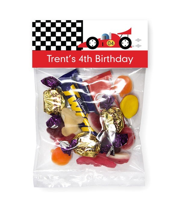 Racing Car Lolly Bags
